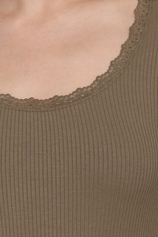 Lacey Trim Long Sleeve