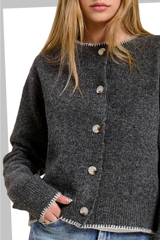 Midnight Stitch Cardigan