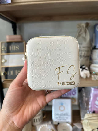 Personalized Travel Jewelry Box