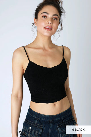 Lace Trim Cami Tank