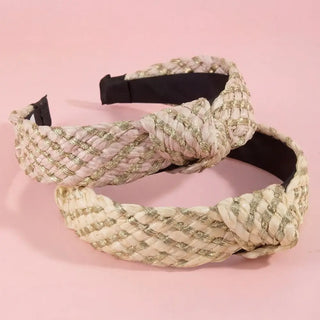 Braided Metallic Headband