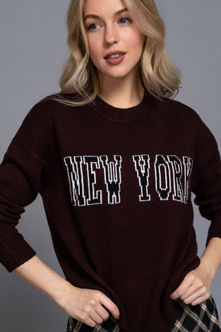 New York Sweater Top