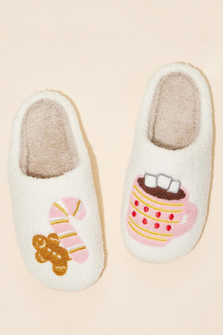 Gingerbread Cozy Slippers