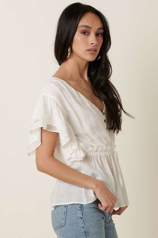 Free Spirit Flutter Top