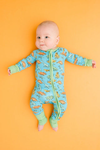 Dino Bamboo Sleeper Onesie