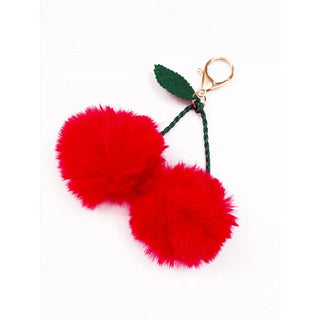 Cherry Bag Charm Keychain