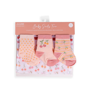 Cherry Cute Themed Baby Socks