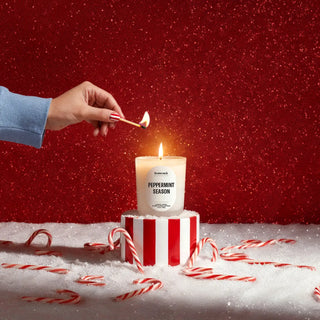 Peppermint Candy Cane Candle