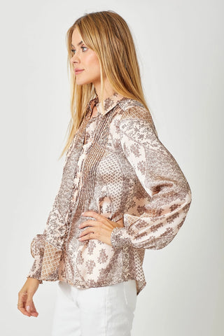 Paisley Print Blouse