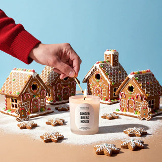 Gingerbread House Candle