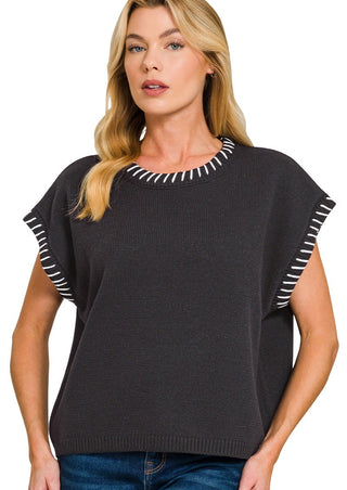 Simple Stitch Knit Top