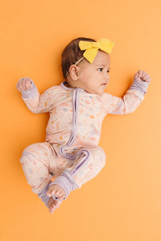 Stardust Unicorn Baby Bamboo Sleeper Onesie