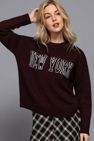 New York Sweater Top