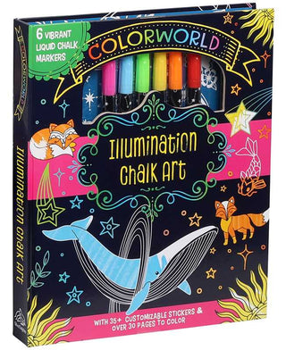 Illumination Chalk Art Coloring Book