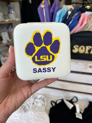 Personalized Travel Jewelry Box