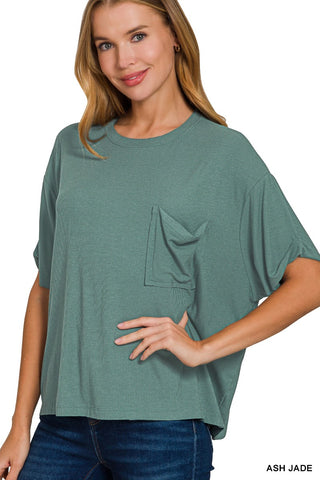 Sunny Slouchy Pocket Tee
