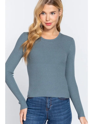 Stella Rib Fitted Sweater