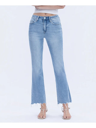Stirringly High Rise Flare Jeans