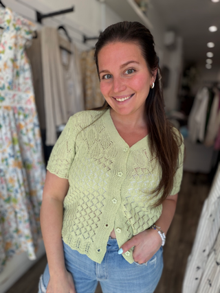 Matcha Knit Top