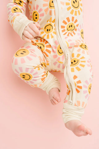Happy Sun Baby Bamboo Sleeper Onesie