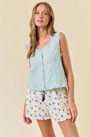 Seabreeze Jacquard Top