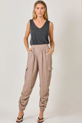 Vintage Rose Ruched Joggers