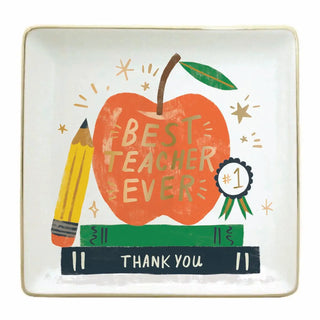 Best Teacher Trinket Dish