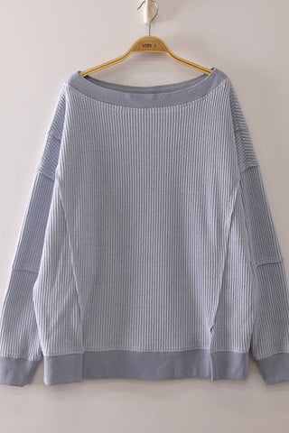 Weekender Waffle Knit Top