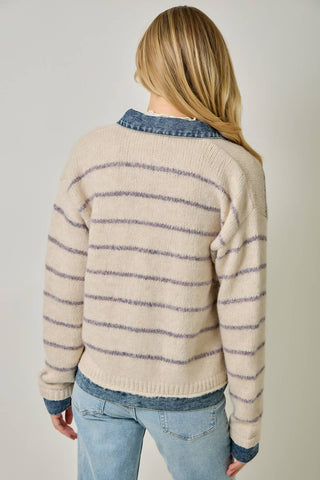 Denim Trail Cardigan
