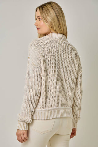 Cozy Cottage Zip-Up Sweater