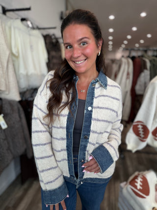 Denim Trail Cardigan