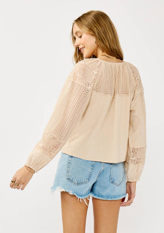 Golden Hour Lace Top