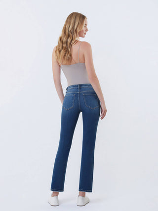 Aura Mid Rise Straight Jeans