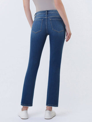 Aura Mid Rise Straight Jeans
