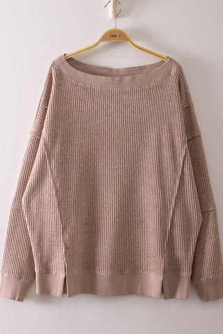 Weekender Waffle Knit Top
