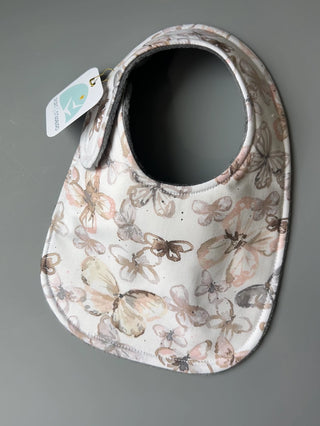 Watercolor Butterflies Baby Bib