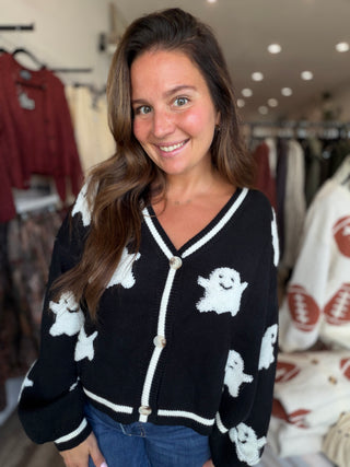 Friendly Ghost Cardigan