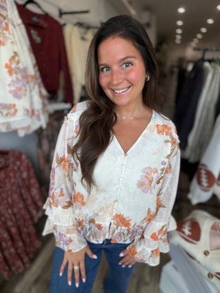 Peach Orchard Blouse
