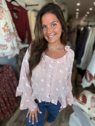 Blush Bloom Blouse