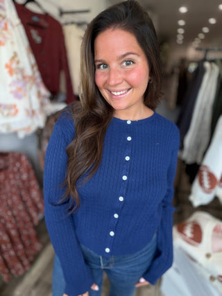 Braided Knit Cardigan