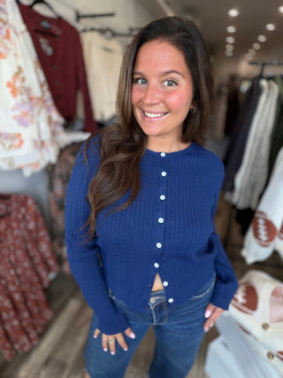 Braided Knit Cardigan