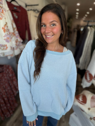Weekender Waffle Knit Top