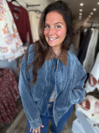 Harvest Corduroy Bomber Jacket