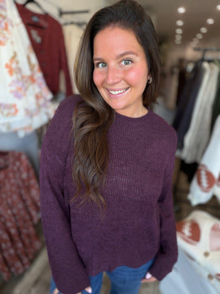 Spiced Plum Pullover