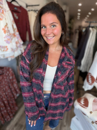 Wine Cabin Weekend Flannel