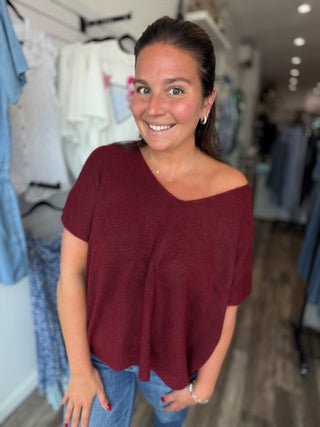 Slouchy Sunday Sweater Top