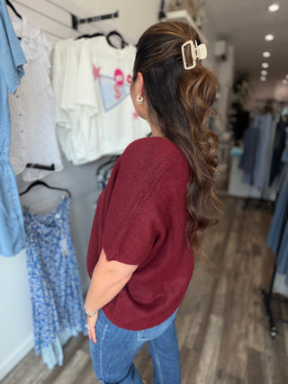 Slouchy Sunday Sweater Top