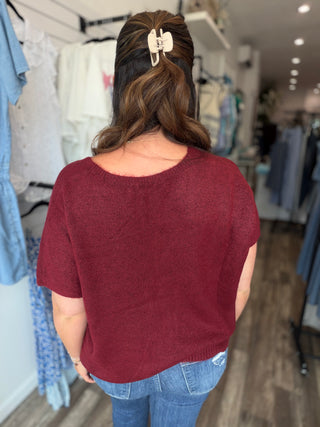 Slouchy Sunday Sweater Top