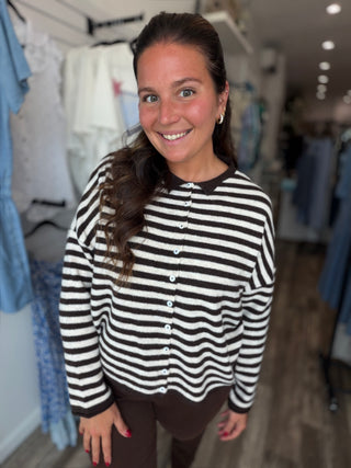 The Layer Up Striped Cardigan