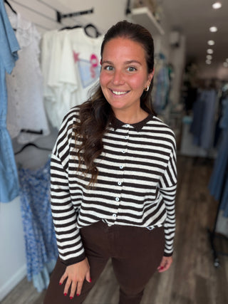 The Layer Up Striped Cardigan